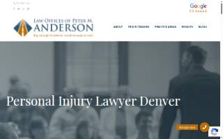 Peter M. Anderson Law Office of Louisville website