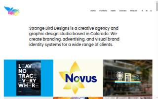 Strange Bird Designs, Inc. website