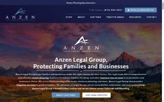 Anzen Legal Group website
