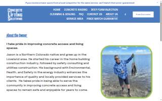 Concrete Lifting Solutions website
