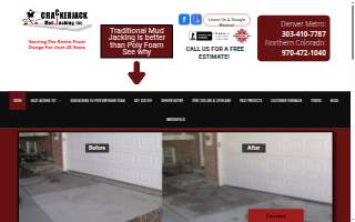 Crackerjack Mud Jacking Inc website