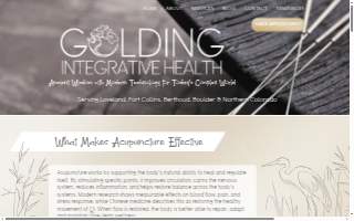 Golding Integrative Health - (Formerly Living Well Chinese Medicine - Acupuncture) website