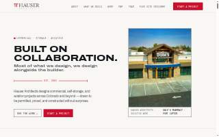 Hauser Architects PC website