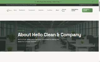 Hello Clean & Company website