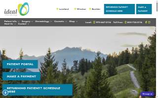 Ideal Dermatology - Loveland website