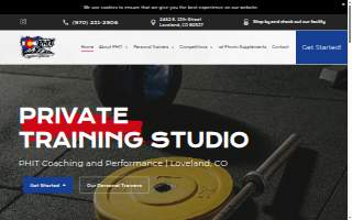 PHIT Gym website