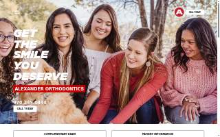 Alexander Orthodontics website
