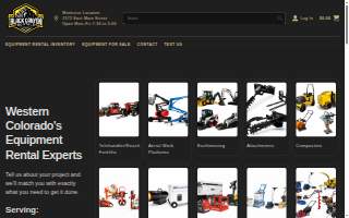 Black Canyon Equipment Rentals Inc. website
