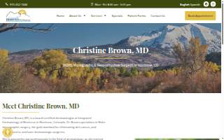 Christine Brown, MD website