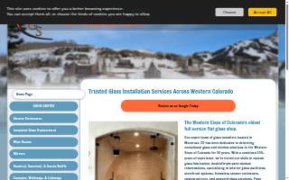 Colorado Glass & Shower website