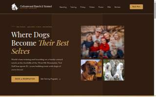 Cottonwood Ranch And Kennel website