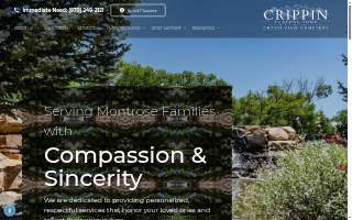 Crippin Funeral Home website