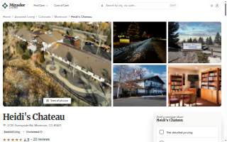Heidi's Chateau website