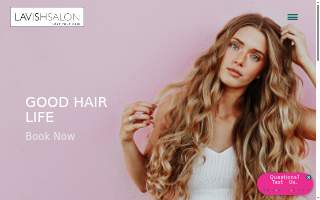 Lavish Beauty Bar website
