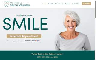 Montrose Dental Wellness- Jillian T. Horkan DDS website