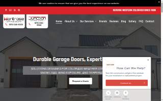 Montrose Garage Doors website