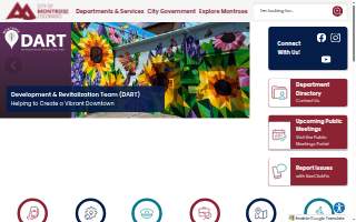 Montrose Tree Services website