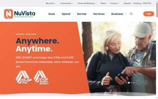 Nuvista Federal Credit Union website