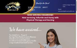 Star Light Home Health website