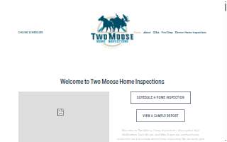 Two Moose Home Inspections website