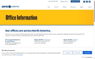 CPC Logistics Inc of Northglenn website