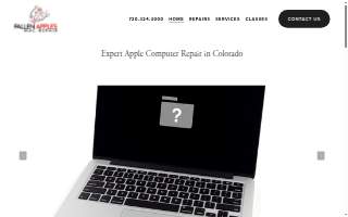 Fallen Apples Mac Repair website