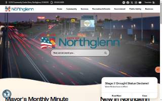 Northglenn Senior Citizen Center website