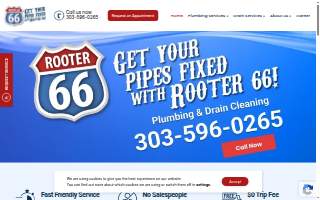 Rooter 66 Plumbing & Drain Cleaning website