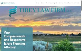 Tirey Law Firm, LLC website