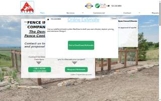 Alpen Fence and Barrier website