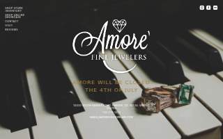 Amore Fine Jewelers website