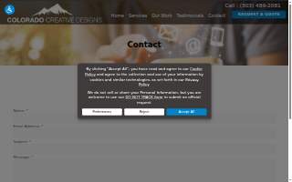 Colorado Creative Designs, LLC website