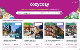 Cozy Foot Spa website