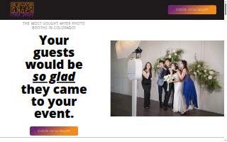 Elevate Snaps Photo Booth website