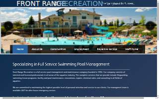 Front Range Recreation Inc website