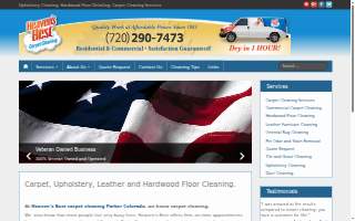 Heaven's Best Carpet Cleaning website