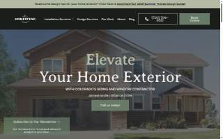 Homestead Exteriors website