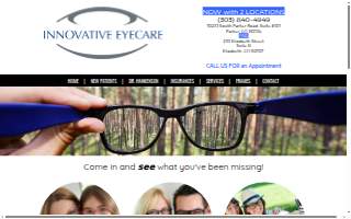 Innovative Eyecare Parker website