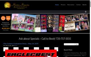 Masters Memories Photo Booths of Parker website