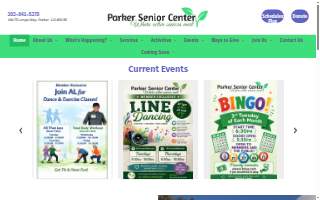 Parker Senior Center website