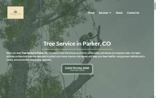 Parker Tree Pros website