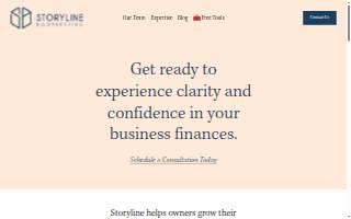 Storyline Bookkeeping website