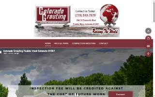 Colorado Grouting Inc. - Foundation Repair website