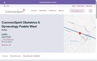 CommonSpirit Obstetrics & Gynecology Pueblo West website
