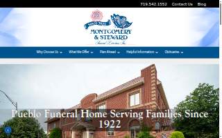 Montgomery & Steward Funeral Directors, Inc. website