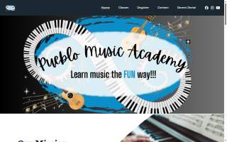 Pueblo Music Academy website