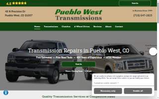 Pueblo West Transmissions website