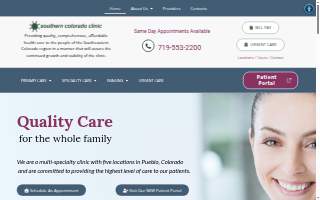 Southern Colorado Clinic website
