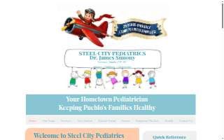 Steel City Pediatrics website