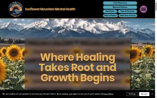 Sunflower Mountain Mental Health website